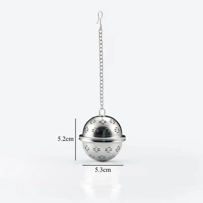 Infuser za listove čaja od nehrđajućeg čelika Cjedilo Mrežasto sito za začine za kuhanje Čajnik Filter za čaj Kuglica za začine Kuhinjski pribor