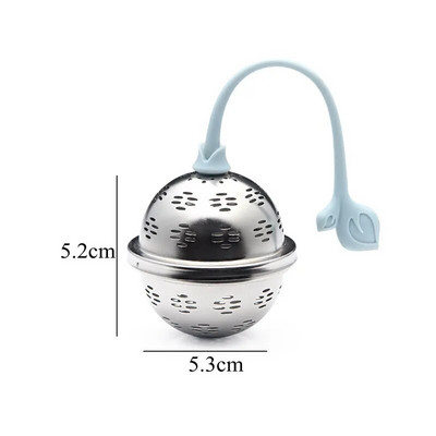 Infuser za listove čaja od nehrđajućeg čelika Cjedilo Mrežasto sito za začine za kuhanje Čajnik Filter za čaj Kuglica za začine Kuhinjski pribor