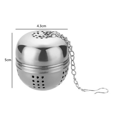 Infuser za listove čaja od nehrđajućeg čelika Cjedilo Mrežasto sito za začine za kuhanje Čajnik Filter za čaj Kuglica za začine Kuhinjski pribor