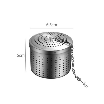Infuser za listove čaja od nehrđajućeg čelika Cjedilo Mrežasto sito za začine za kuhanje Čajnik Filter za čaj Kuglica za začine Kuhinjski pribor