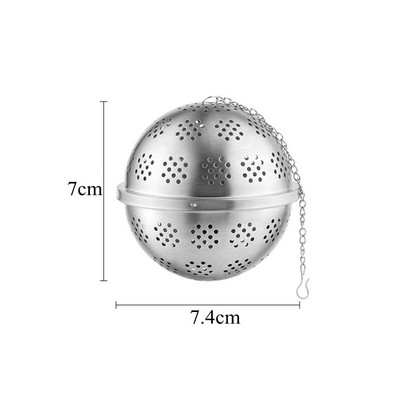 Infuser za listove čaja od nehrđajućeg čelika Cjedilo Mrežasto sito za začine za kuhanje Čajnik Filter za čaj Kuglica za začine Kuhinjski pribor