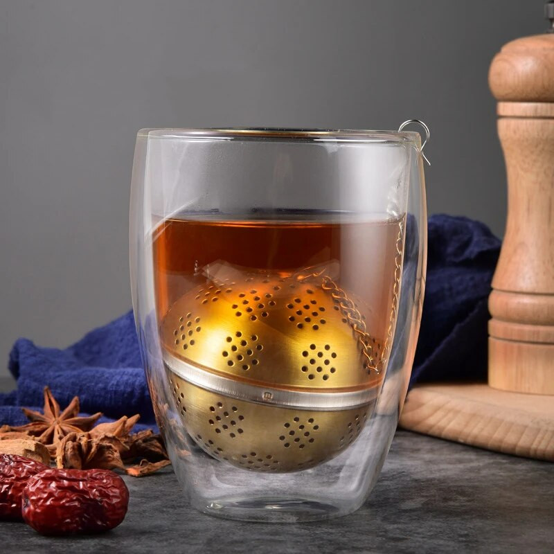 Infuser za listove čaja od nehrđajućeg čelika Cjedilo Mrežasto sito za začine za kuhanje Čajnik Filter za čaj Kuglica za začine Kuhinjski pribor