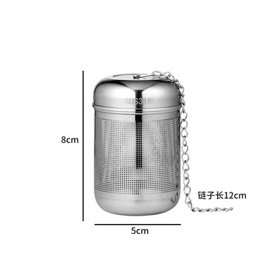 Kreativni čajnik za čaj od nehrđajućeg čelika 316 Čajnik za višekratnu upotrebu za čaj Cjedilo za začine Loptasti mrežasti filtar Kućanski kuhinjski pribor