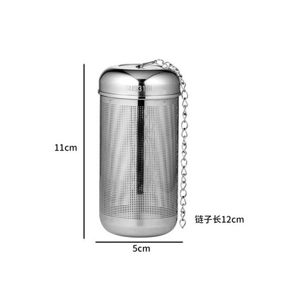 Kreativni čajnik za čaj od nehrđajućeg čelika 316 Čajnik za višekratnu upotrebu za čaj Cjedilo za začine Loptasti mrežasti filtar Kućanski kuhinjski pribor