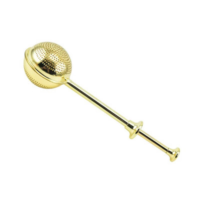 Tip preše 304 Kuglica za čaj od nehrđajućeg čelika Uvlačiva metalna cjedilo za kavu u prahu Kuhinjski difuzor Sito za začine