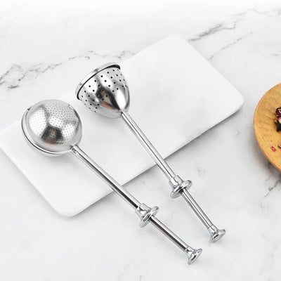 Tea infuser szita eszközök fűszertasakokhoz Infusor rozsdamentes acél golyós teafilter főző Főzési cikkek Szolgáltatások Teaedény Teaszűrő