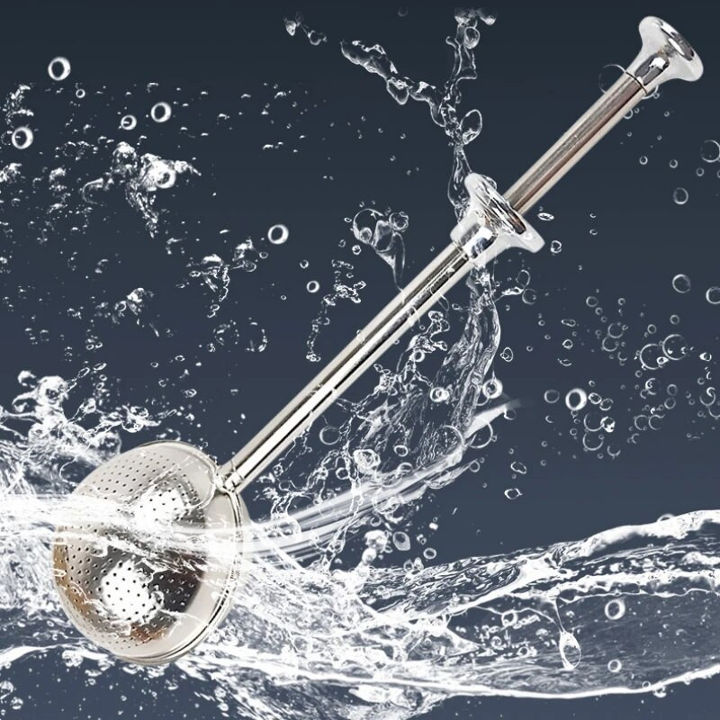 Infuzor za čaj Sito Alati za vrećice začina Infuzor Kuglica od nehrđajućeg čelika Aparat za filtriranje čaja Predmeti za kuhanje Usluge Posuđe za čaj Cjedilo za čaj