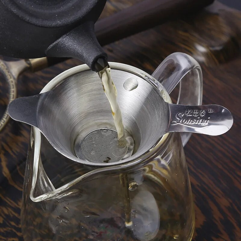 Nerūdijančio plieno tinklelio arbatos indeliai arbatos indeliai Kungfu arbatos lapų sietelis Prieskonių filtras difuzorius Virtuvės arbatos reikmenys