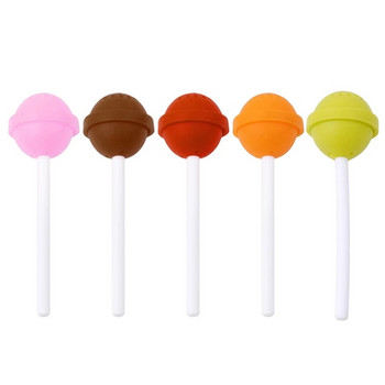 Silicone Sweet Tea Infuser Candy Lollipop Loose Leaf Mug Strainer Cup Steeper Tea Accessories Candy Colors 1τμχ