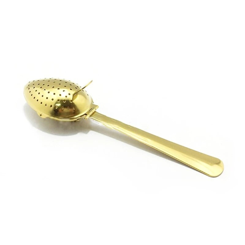 Prijenosni filtar za čaj od nehrđajućeg čelika Cjedila za infuziju čaja s listovima Višekratni intervalni difuzor Pregradna žlica za čaj