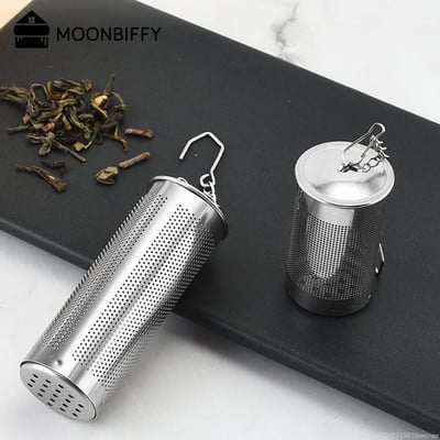 Többstílusú tea infuser Finom hálós kávészűrő Rozsdamentes acél teaszűrő Teáskanna csésze Függő ömlesztett levél fűszertea szűrő Te