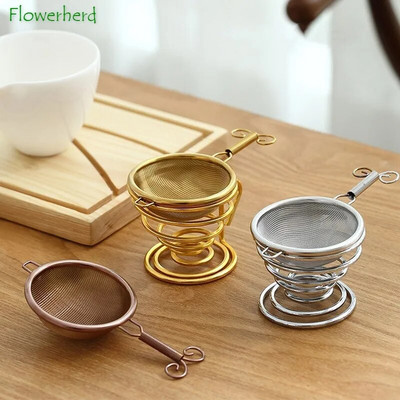 304 Rozsdamentes acél teaszűrő Tea Infuser Teafilter Kreatív japán stílusú szűrőhálós Kung Fu teáskészlet Konyhai kiegészítők