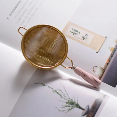 304 Rozsdamentes acél teaszűrő Tea Infuser Teafilter Kreatív japán stílusú szűrőhálós Kung Fu teáskészlet Konyhai kiegészítők