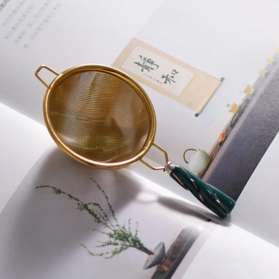 304 Rozsdamentes acél teaszűrő Tea Infuser Teafilter Kreatív japán stílusú szűrőhálós Kung Fu teáskészlet Konyhai kiegészítők