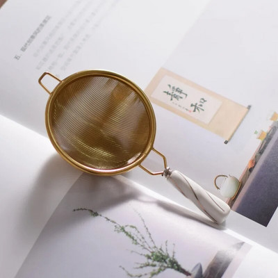 304 Rozsdamentes acél teaszűrő Tea Infuser Teafilter Kreatív japán stílusú szűrőhálós Kung Fu teáskészlet Konyhai kiegészítők