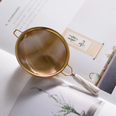 304 Rozsdamentes acél teaszűrő Tea Infuser Teafilter Kreatív japán stílusú szűrőhálós Kung Fu teáskészlet Konyhai kiegészítők