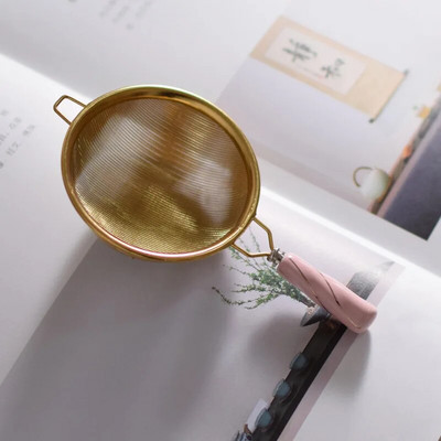 304 Rozsdamentes acél teaszűrő Tea Infuser Teafilter Kreatív japán stílusú szűrőhálós Kung Fu teáskészlet Konyhai kiegészítők
