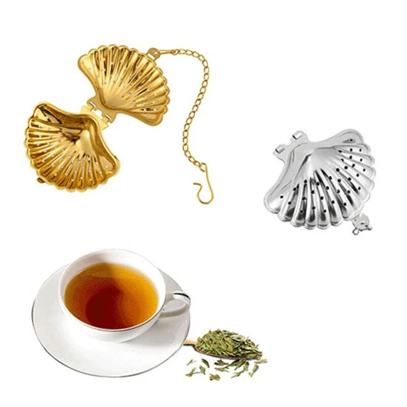 1 vnt. korpuso formos metalinis arbatos sietelis Birios arbatos infuzinis nerūdijančio plieno lapų arbatos virimo aparatas sietelis grandinės lašinimo padėklas žolelių prieskonių filtras