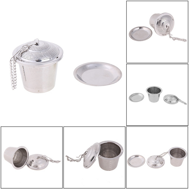 Infuzor de ceai din plasă din oțel inoxidabil Filtru de ceai reutilizabil Filtru de condimente din frunze de ceai Filtru de ceai Infuzor de plasă Accesorii pentru instrumente