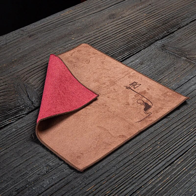 Vintage izvezeni čajni ubrusi platno cvjetni uzorak zdjela čajnik ručnik za čišćenje stola pribor za čajnu ceremoniju alati za čaj LC625