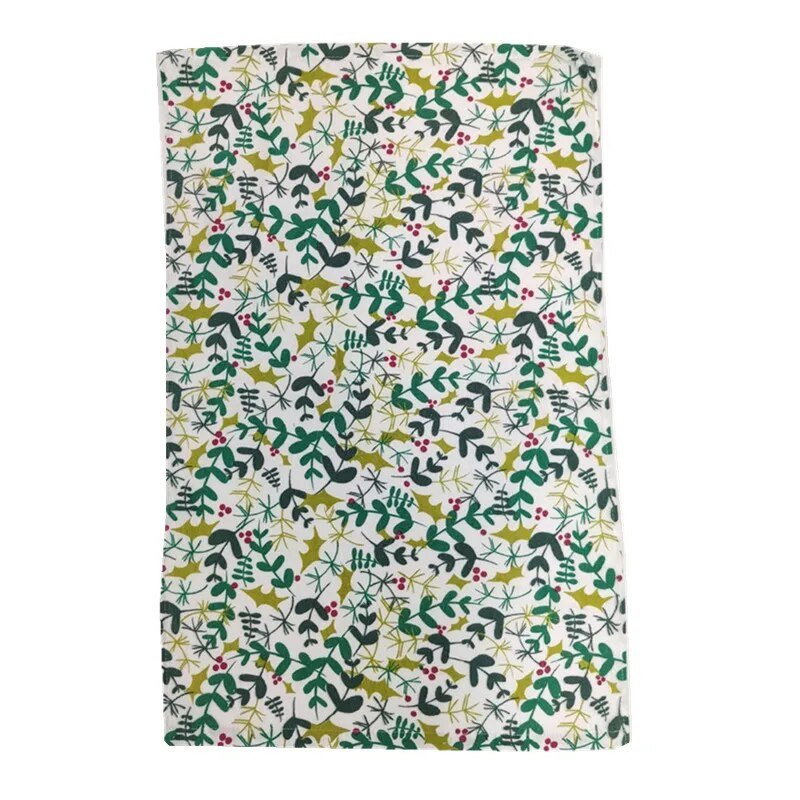 1 kom 41x65 cm pamučna kuhinjska krpa za čišćenje s božićnim stilom, kuhinjska krpa, kuhinjska krpa, božićni poklon za zabavu