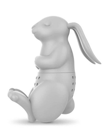 Настойка за заек за чай Cute Bunny Силиконова машина за чай Bunny Tea Infuser Филтър Цедка Дифузер за чай Филтър за листен чай