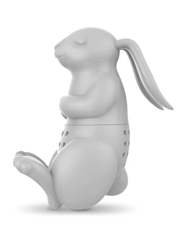 Rabbit Tea Infuser Cute Bunny Silikonski aparat za čaj Bunny Tea Infuser Filter Cjedilo Difuzor čaja Filter za čaj od listova