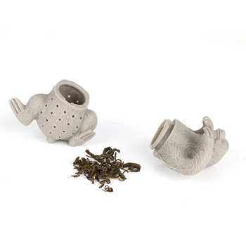1 τεμ. Creative Silicone Tea Infuser Safety Tea Seiner for Tea Pot Cup Use Cute People Shape Home Kitchen Bar Tea Filter
