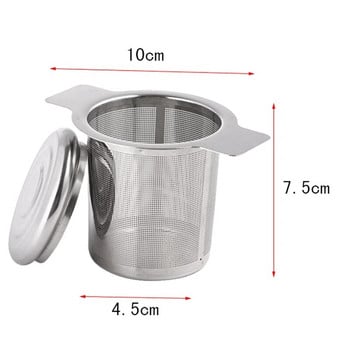 Φίλτρο τσαγιού από ανοξείδωτο χάλυβα Spice Tea Ball Strainer Διχτυωτό φίλτρο τσαγιού Αξεσουάρ κουζίνας