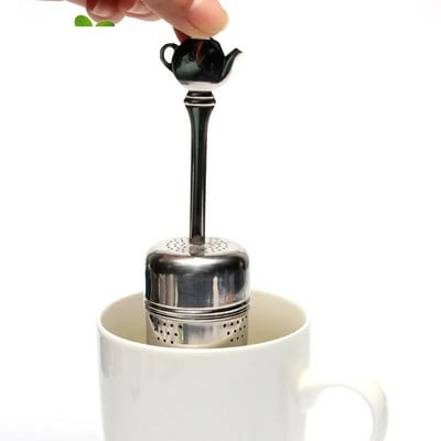 Filtru de ceai din oțel inoxidabil 304 Accesorii de bucătărie pentru casă Filtru de ceai Filtru de infuzor de ceai Minge de condiment pentru condimente pentru frunze de ceai.