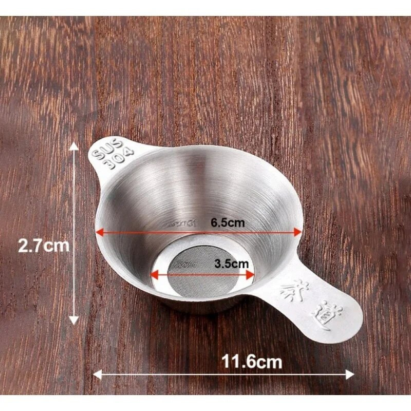 Aparat za čaj od nehrđajućeg čelika Kuglica za začine Cjedilo Čajnik Fini mrežasti filter za kavu Set za čaj Kuhinjski pribor