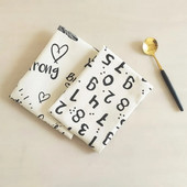 40*60cm,kuhinjski ručnik,arapski brojevi, slova, dom, pečenje, hrana, zapadnjačka hrana, tkanina za pozadinu, pamuk, umjetnost na tkanini, salveta