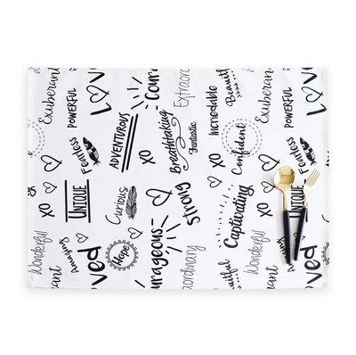 40*60cm,kuhinjski ručnik,arapski brojevi, slova, dom, pečenje, hrana, zapadnjačka hrana, tkanina za pozadinu, pamuk, umjetnost na tkanini, salveta