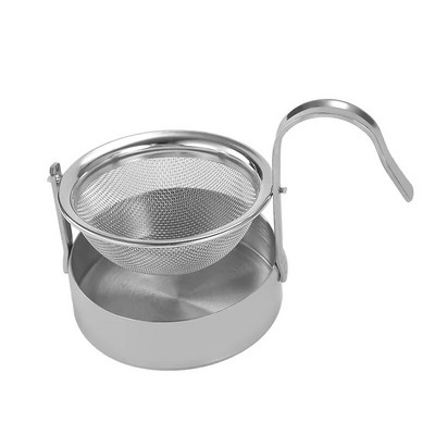 Új forgatható teainfúzor rozsdamentes acél finomhálós tealevél fűszerszűrő szűrő diffúzor bögre teáskanna konyhai kiegészítőkhöz
