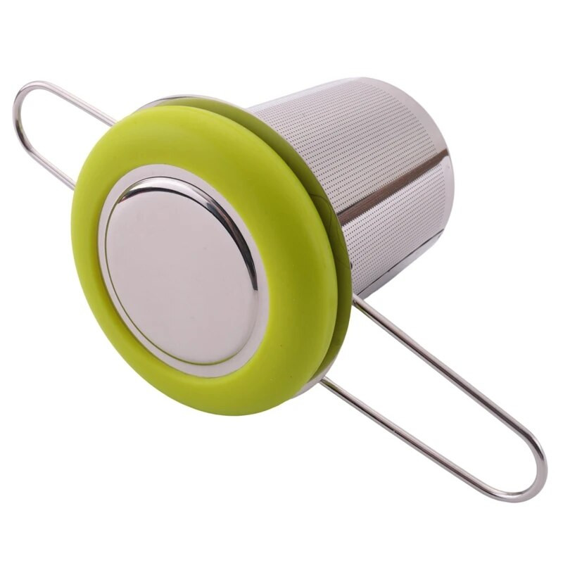 Cjedilo za čaj od nehrđajućeg čelika Sklopiva ručka Filtar za čaj Posebno fino mrežasto cjedilo Košara za kuhanje