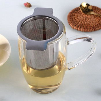 Аксесоари за прибори за чай Кухненски инструменти Инфузер за чай Tea Leak Неръждаема стомана Инфузер за чай Чайник Тава Подправка Цедка за чай Билков филтър