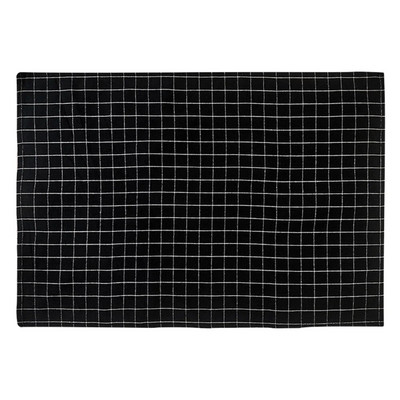 1 kom pamučne kuhinjske krpe Salvete za stol Pamučna tkanina s uzorkom Crno-bijela upijajuća tkanina 60 cm x 40 cm