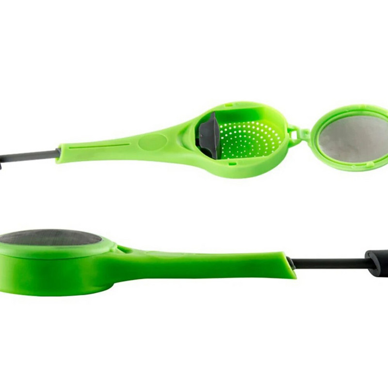 Infuzor za čaj Ugrađeni klip Zdrav Intenzivan okus Vrećica čaja za višekratnu upotrebu Plastično cjedilo za čaj i kavu Mjera Zavrtite Strmo Promiješajte i pritisnite