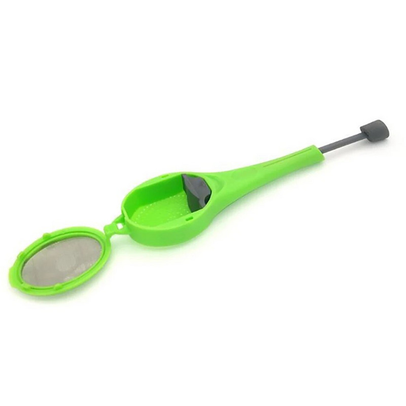 Infuzor za čaj Ugrađeni klip Zdrav Intenzivan okus Vrećica čaja za višekratnu upotrebu Plastično cjedilo za čaj i kavu Mjera Zavrtite Strmo Promiješajte i pritisnite