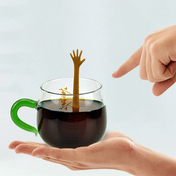 Инфузер за чай Хранителен силиконов чайник Поднос Цедка за чай с подправки Билков филтър Аксесоари за прибори за чай Кухненски инструменти Инфузер за чай