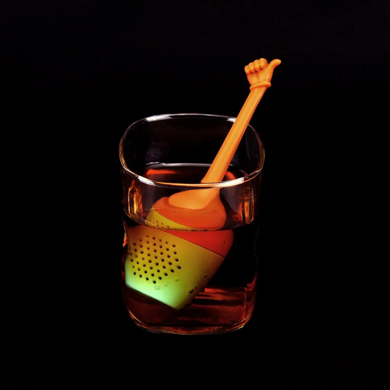 Silikonska posuda za čajnik za hranu Cjedilo za čaj sa začinima Biljni filtar Pribor za posuđe za čaj Kuhinjski alati Posuda za čaj