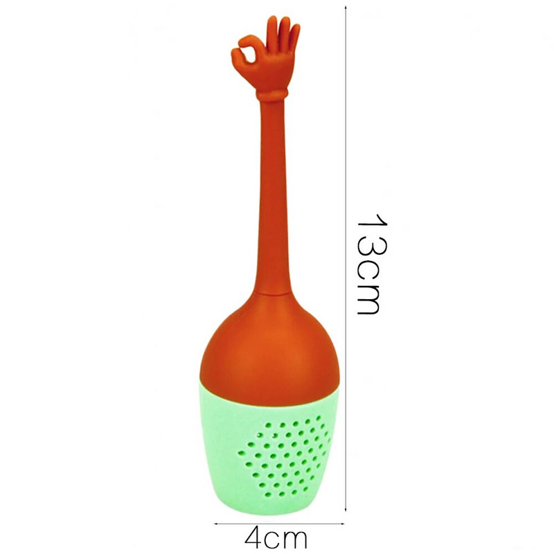 Silikonska posuda za čajnik za hranu Cjedilo za čaj sa začinima Biljni filtar Pribor za posuđe za čaj Kuhinjski alati Posuda za čaj