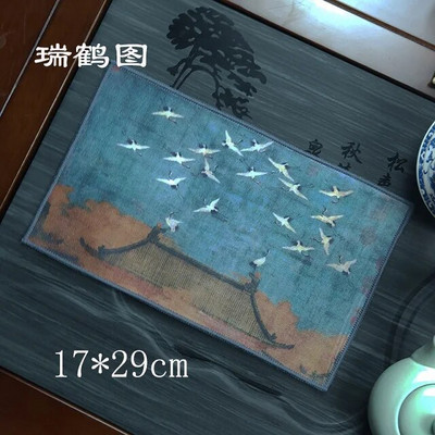 17x29-39 cm kuhinjske krpe ili salvete, za uređenje kuhinje u seoskoj kući, kućanski dodaci za salvete visokog kvaliteta, čajne salvete oslikane antilopom