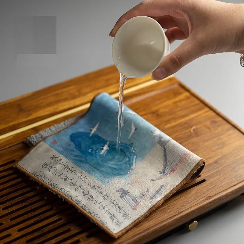 17x29-39 cm kuhinjske krpe ili salvete, za uređenje kuhinje u seoskoj kući, kućanski dodaci za salvete visokog kvaliteta, čajne salvete oslikane antilopom