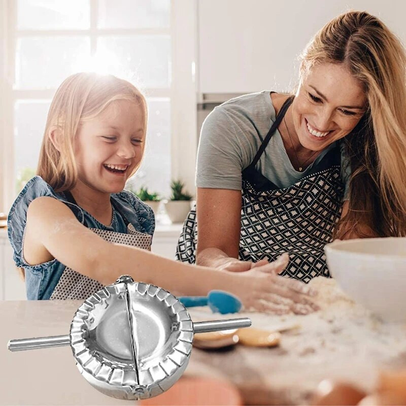 Veliki stroj za okruglice od nehrđajućeg čelika 2-u-1 rezač tijesta/kalup za knedle