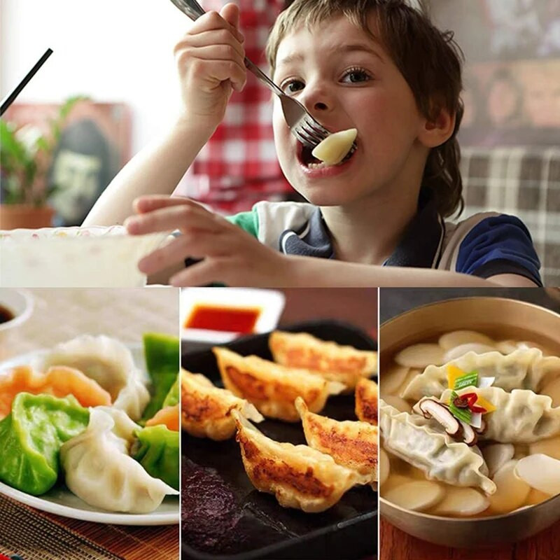 Veliki stroj za okruglice od nehrđajućeg čelika 2-u-1 rezač tijesta/kalup za knedle