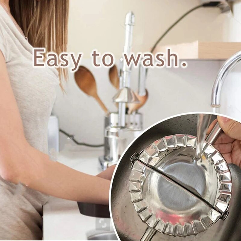 Veliki stroj za okruglice od nehrđajućeg čelika 2-u-1 rezač tijesta/kalup za knedle