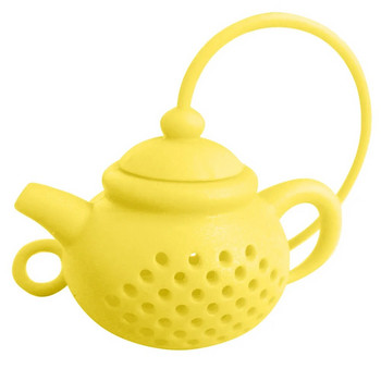 Teapot Shape Tea Strainer Silicone Tea Bag Infuser Leaf Diffuser