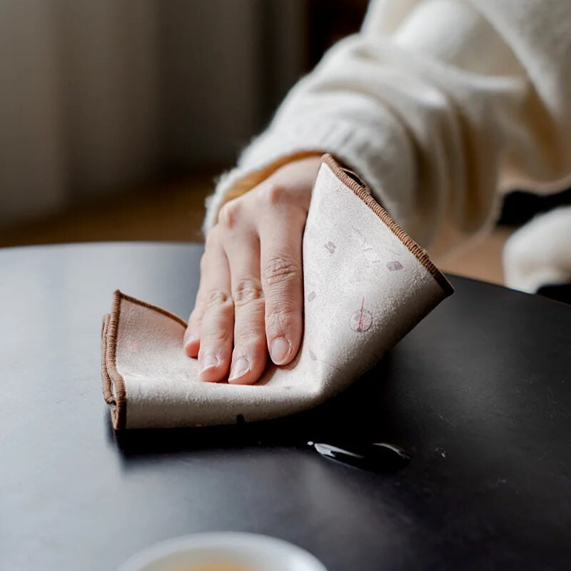 Kineski zen pamučni laneni čajni ručnik upijajući čajni stolnjak krpa Kućanski svestrani kung fu set za čaj Dodaci za čajnu ceremoniju