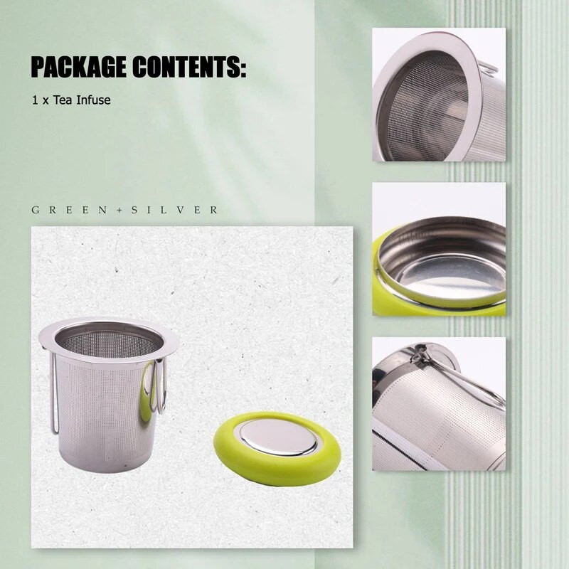 Infuzor de ceai Filtru de ceai Filtru de ceai Filtru de ceai Filtru de ceai din oțel inoxidabil Filtru de ceai Coș de preparare